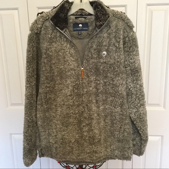 SOUTHERN SHIRT CO Unisex 1/4 Zip Sherpa Pullover - Picture 3 of 6